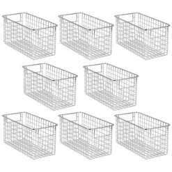 Multi-Purpose Wire Basket With Handles 12 X 6 X 6 -Home storage 05105MDK