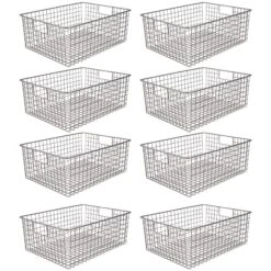 Wire Pantry Basket With Handles 16 X 12 X 6 -Home storage 09309MDK