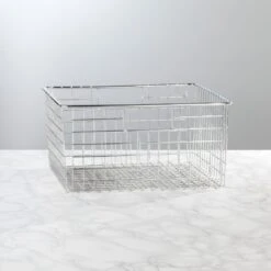 Wire Pantry Basket With Handles 12 X 12 X 6