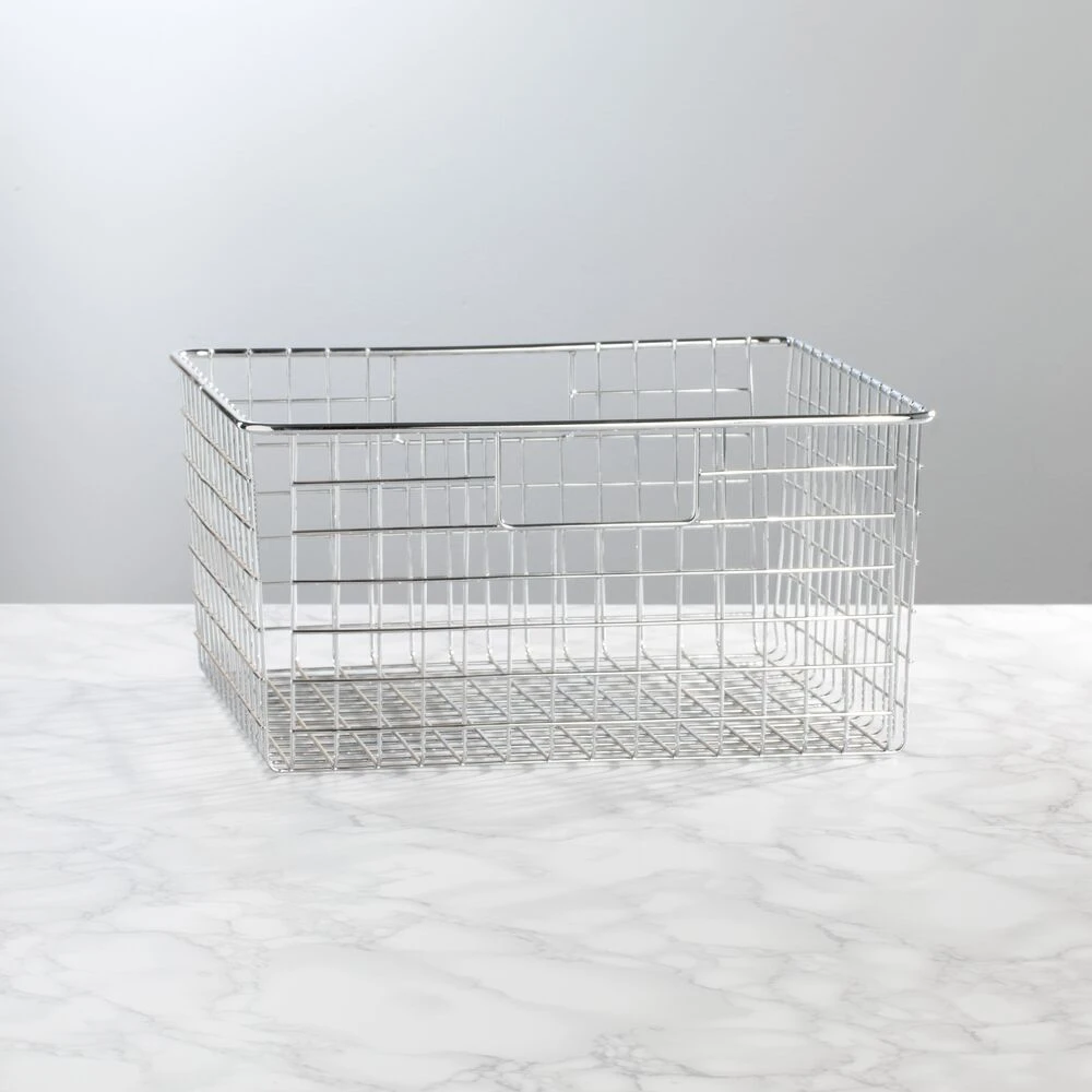 Wire Pantry Basket With Handles 12 X 12 X 6 1 Wire Pantry Basket With Handles 12 X 12 X 6