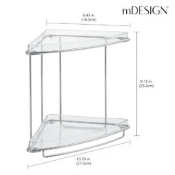 2-Tier Corner Bathroom Organizer -Home storage 1000 BLOGSquare JPG 00846MDBST Dimensions
