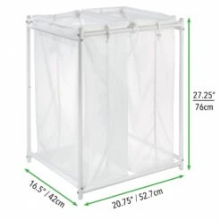 Laundry Sorter Hamper 6 Laundry Sorter Hamper -Home storage 1000 BLOGSquare JPG 02302MDL Dimensions