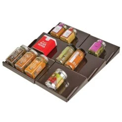 Spice Drawer Organizer -Home storage 1000 BLOGSquare JPG 02865MDK Outline