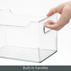 Kitchen Storage Bin With Handles 10 X 6 X 6 -Home storage 1000 BLOGSquare JPG 04123MDK Detail