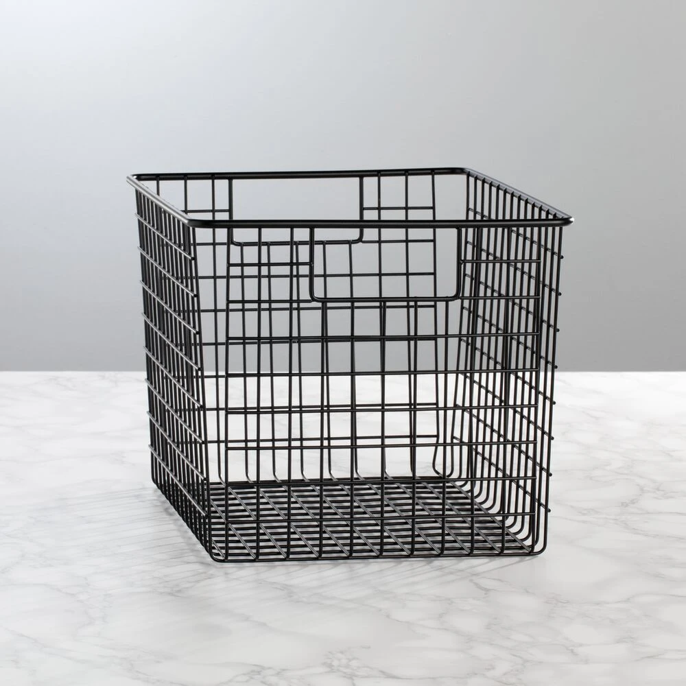 Wire Pantry Basket With Handles 12 X 9 X 8 1 Wire Pantry Basket With Handles 12 X 9 X 8