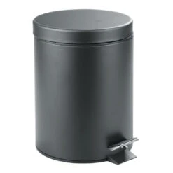 5-Liter Round Step Trash Can 22 5-Liter Round Step Trash Can -Home storage 1000 BLOGSquare JPG 07467MDBST Outline
