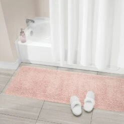 Solid Non-Slip Heathered Bath Rug -Home storage 1000 BLOGSquare JPG 08035MDBST Environment
