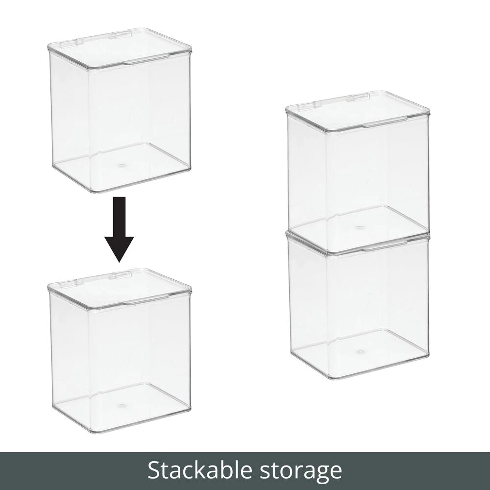 Hinged-Lid Kitchen Storage Box 5.5 X 6.6 X 7 4 Hinged-Lid Kitchen Storage Box 5.5 X 6.6 X 7 - Image 4