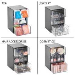 18-Section Tea Bag Organizer -Home storage 1000 BLOGSquare JPG 08293MDK Detail