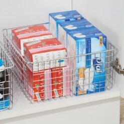 Wire Pantry Basket With Handles 12 X 12 X 6 26 Wire Pantry Basket With Handles 12 X 12 X 6 -Home storage 1000 BLOGSquare JPG 08743MDBST Environment