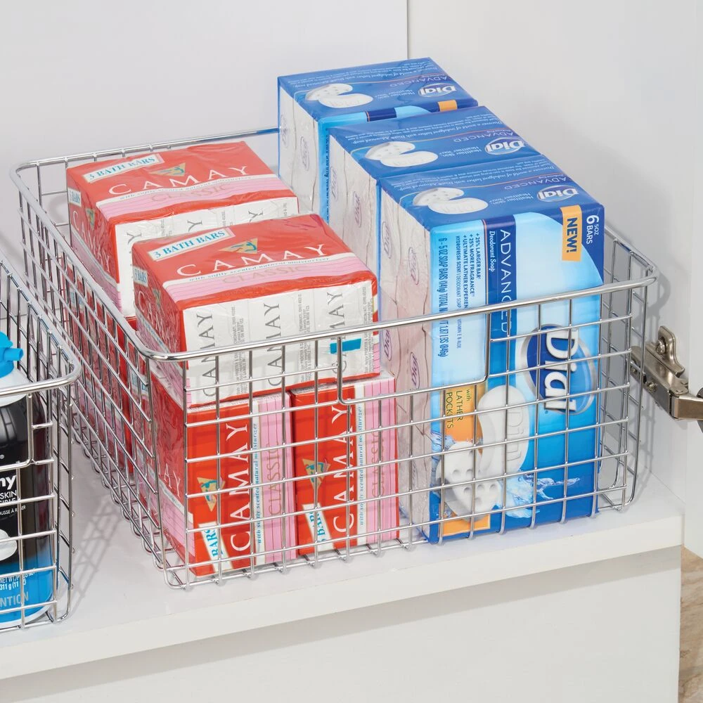 Wire Pantry Basket With Handles 12 X 12 X 6 7 Wire Pantry Basket With Handles 12 X 12 X 6 - Image 7