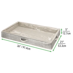Under Bed Box With Handles -Home storage 1000 BLOGSquare JPG 09310MDCO Dimensions
