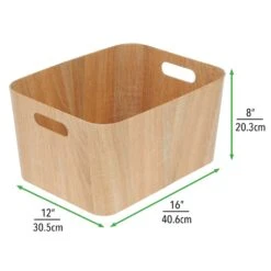 Paperboard Storage Bins 16 X 12 X 8 8 Paperboard Storage Bins 16 X 12 X 8 -Home storage 1000 BLOGSquare JPG 09767MDK Dimensions
