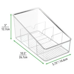 Food Packet Organizer Bin 10.5 X 6 X 5 7 Food Packet Organizer Bin 10.5 X 6 X 5 -Home storage 1000 BLOGSquare JPG 10172MDBST Dimensions