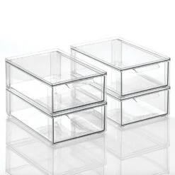 Stackable Bath Storage Drawer 12.5 X 8 X 4 -Home storage 1000 BLOGSquare JPG 11864MDCO Reflection