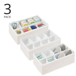 8-Section Fabric Drawer Organizer -Home storage 1000 BLOGSquare JPG 13316MDB Outline