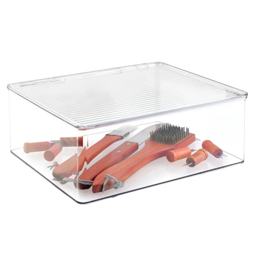 Hinged-Lid Kitchen Storage Box 11 X 13 X 5 1 Hinged-Lid Kitchen Storage Box 11 X 13 X 5
