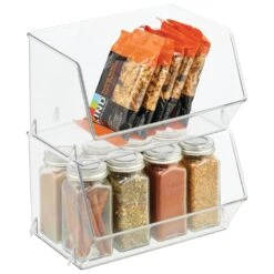 Open Front Stackable Kitchen Bin 8 X 6 X 5