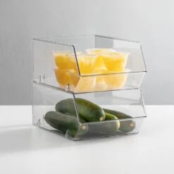 Open Front Stackable Kitchen Bin 11 X 8 X 5