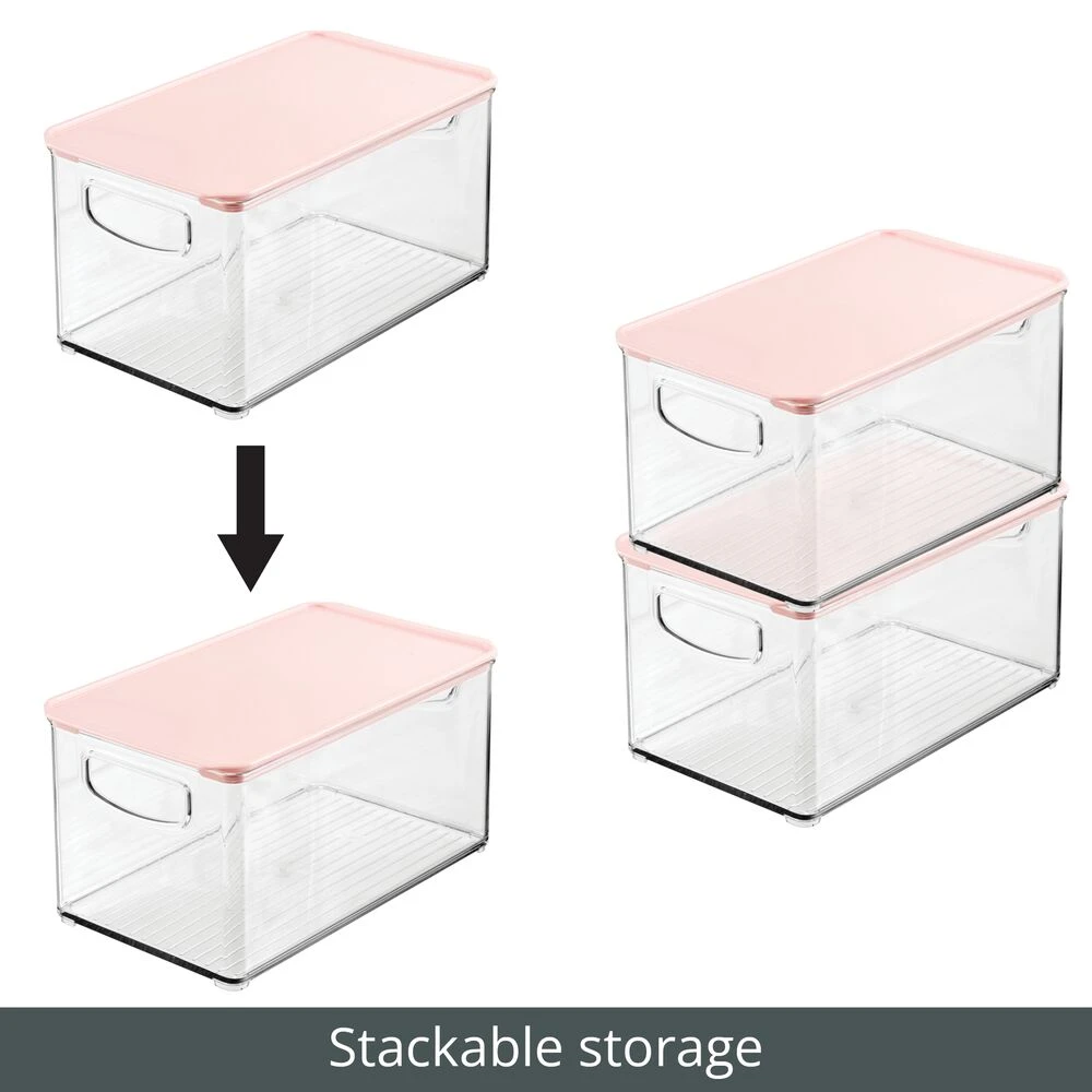 Stackable Bin With Lid11 X 6 X 5 4 Stackable Bin With Lid11 X 6 X 5 - Image 4