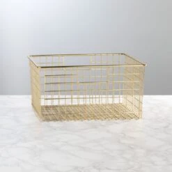 Wire Pantry Basket With Handles 12 X 12 X 6 24 Wire Pantry Basket With Handles 12 X 12 X 6 -Home storage 1000 BLOGSquare JPG 14180MDK SellShot