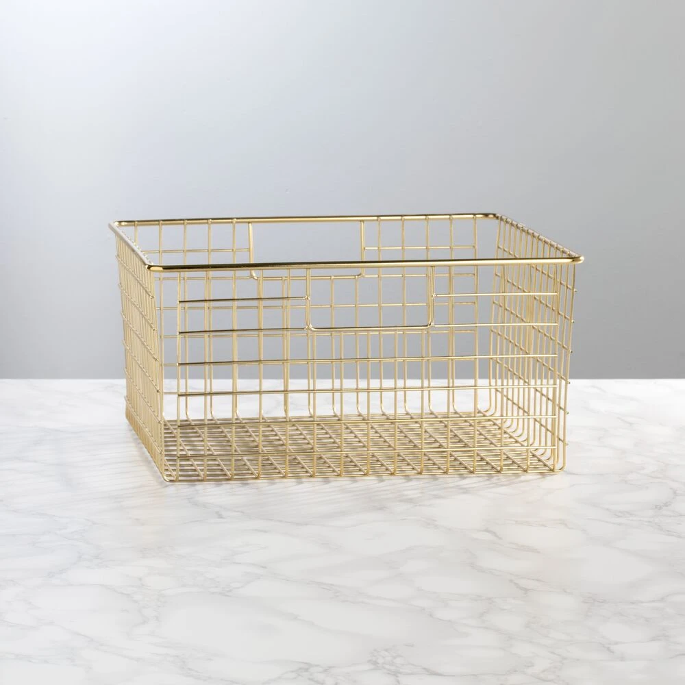 Wire Pantry Basket With Handles 12 X 12 X 6 5 Wire Pantry Basket With Handles 12 X 12 X 6 - Image 5