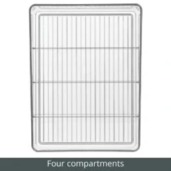 4-Section Bin 9 X 12 X 5 9 4-Section Bin 9 X 12 X 5 -Home storage 1000 BLOGSquare JPG 14330MDK Detail