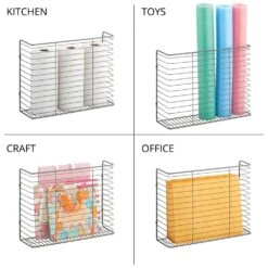 Kitchen Wall Basket 5 X 17 X 13 -Home storage 1000 BLOGSquare JPG 16073MDHS Detail