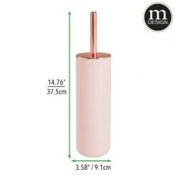 Slim Toilet Bowl Brush + Wastebasket Set 10 Slim Toilet Bowl Brush + Wastebasket Set -Home storage 1000 BLOGSquare JPG 16858MDBA Dimensions