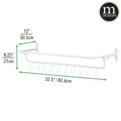 Wall Mount Sports Equipment Rack With Hooks 6 Wall Mount Sports Equipment Rack With Hooks -Home storage 1000 BLOGSquare JPG 18028MDHS Dimensions