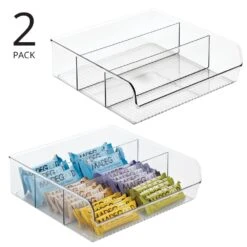 3-Section Bin 12 X 12 X 4 -Home storage 1000 BLOGSquare JPG 18114MDK Outline 1