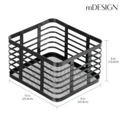 Wire Pantry Basket 10 X 9 X 6 -Home storage 1000 BLOGSquare JPG 18689MDK Dimensions