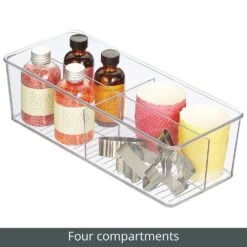 4-Section Cabinet Organizer 5 X 12 X 3.5 -Home storage 1000 BLOGSquare JPG 19114MDK Detail