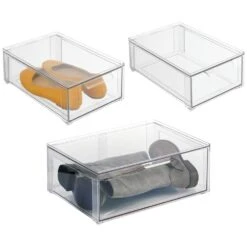 3-Piece Stackable Closet Storage Drawers