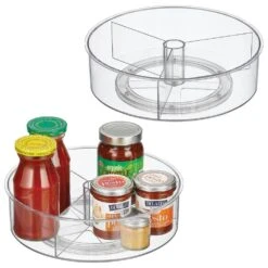 11.5" Divided Lazy Susan Turntable -Home storage 1000 BLOGSquare JPG 19595MDK Outline