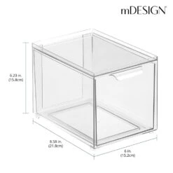 Stackable Kitchen Storage Drawer 8.5 X 6 X 6 14 Stackable Kitchen Storage Drawer 8.5 X 6 X 6 -Home storage 1000 BLOGSquare JPG 20542MDK Dimensions eda358fc e08d 476e 9bd4 661c3338cbdf