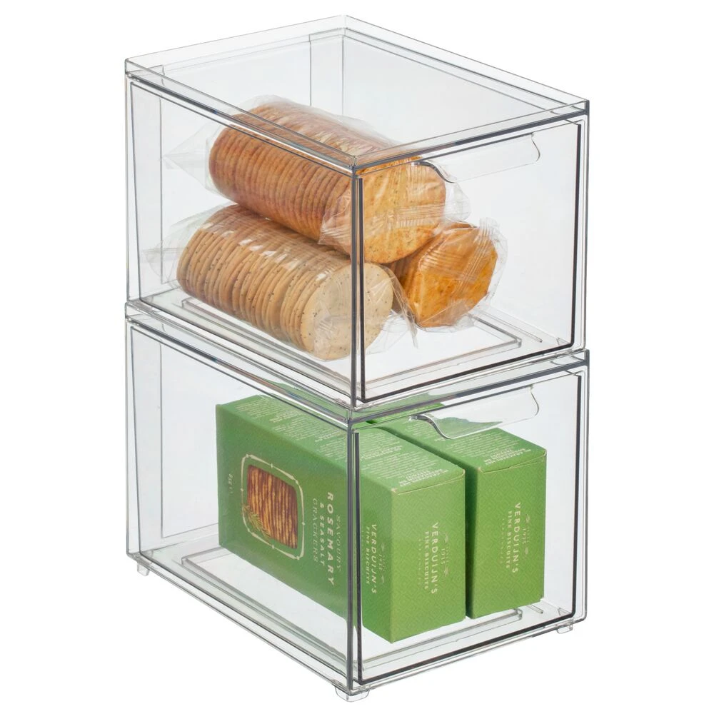 Stackable Kitchen Storage Drawer 8.5 X 6 X 6 1 Stackable Kitchen Storage Drawer 8.5 X 6 X 6
