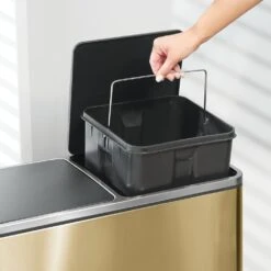 60-Liter Dual Compartment Step Trash Can 21 60-Liter Dual Compartment Step Trash Can -Home storage 1000 BLOGSquare JPG 20642MDK Detail 1