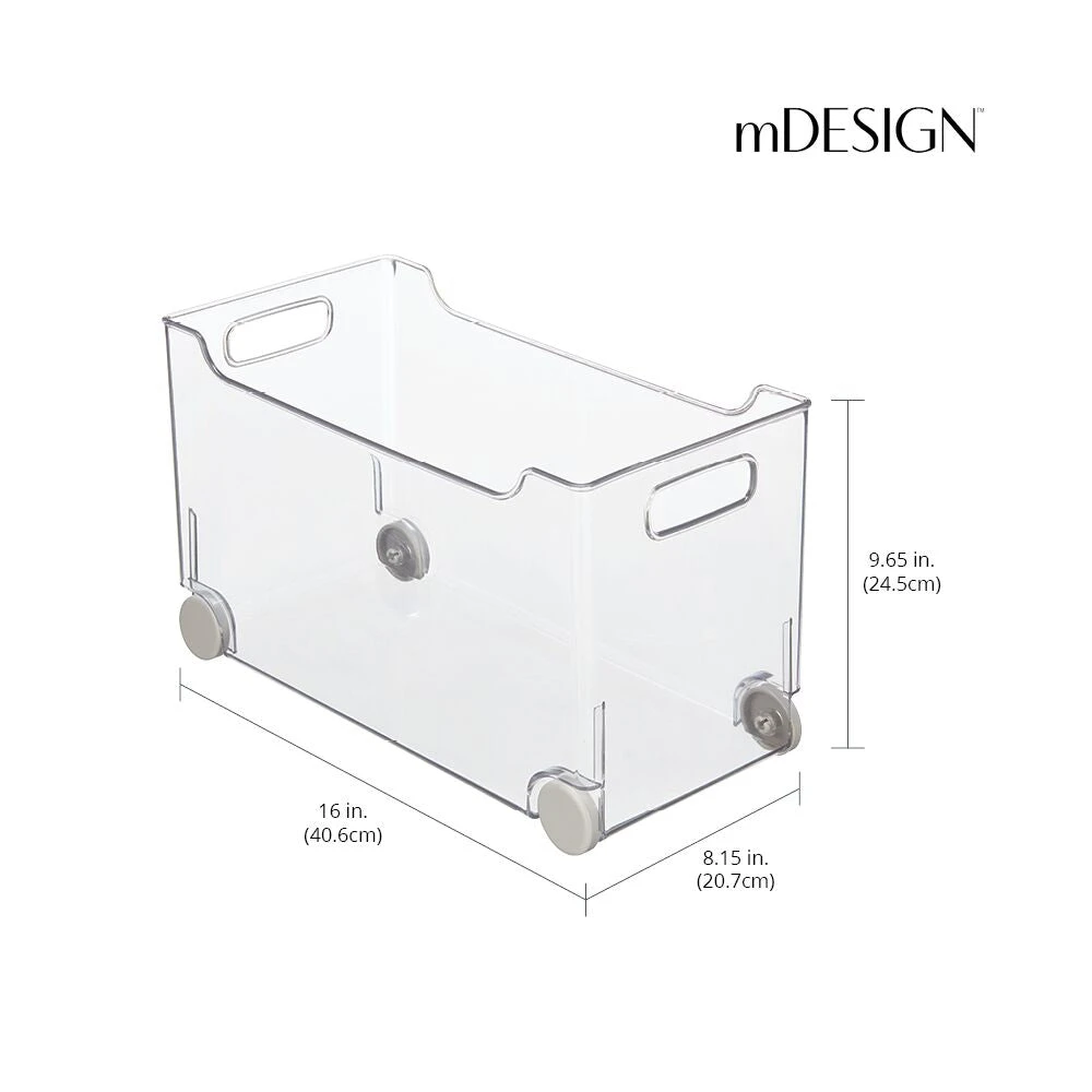 Bin With Wheels 16 X 8 X 9 3 Bin With Wheels 16 X 8 X 9 - Image 3