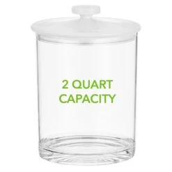 Acrylic Airtight Canister -Home storage 1000 BLOGSquare JPG 20776MDK Detail