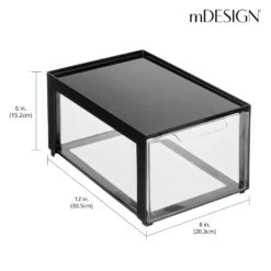 Stackable Makeup Storage Drawer 12 X 8 X 6 -Home storage 1000 BLOGSquare JPG 20861MDO Dimensions