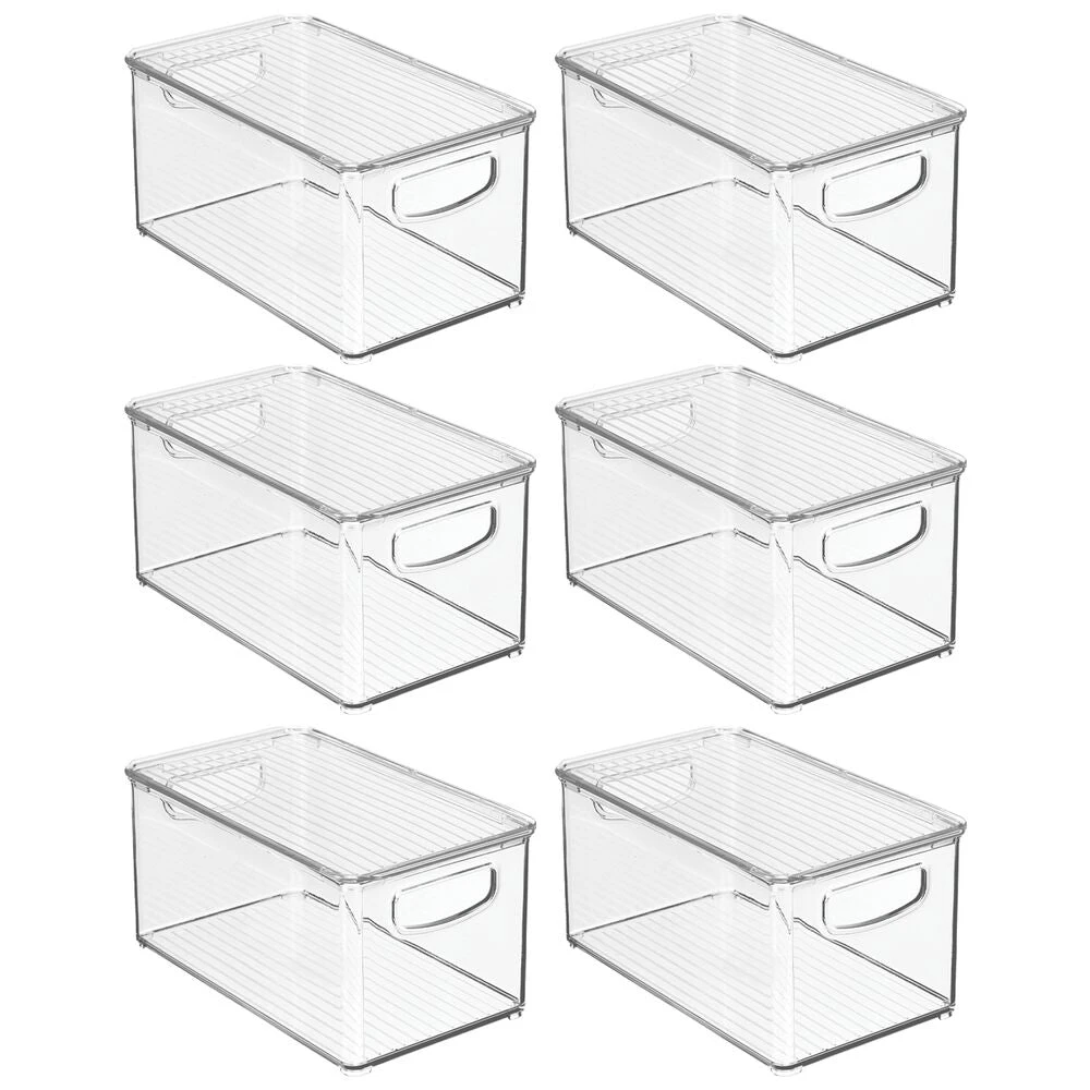 Stackable Bin With Lid11 X 6 X 5 11 Stackable Bin With Lid11 X 6 X 5 - Image 11