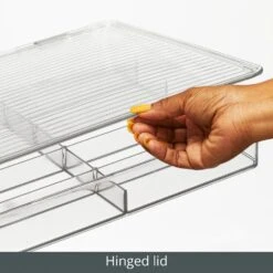 10-Section Stackable Eyeglass Organizer -Home storage 1000 BLOGSquare JPG 21951MDG Detail