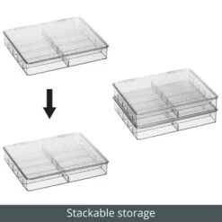 10-Section Stackable Eyeglass Organizer -Home storage 1000 BLOGSquare JPG 21951MDG Detail 1