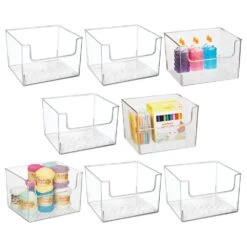 Open Front Craft Bin 10 X 12 X 8 -Home storage 1000 BLOGSquare JPG 23363MDCS Outline