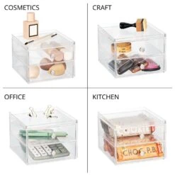 2-Drawer Stackable Organizer -Home storage 1000 BLOGSquare JPG 23666MDC Detail
