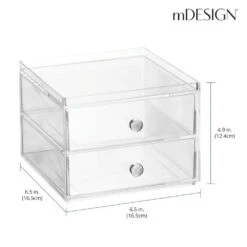 2-Drawer Stackable Organizer -Home storage 1000 BLOGSquare JPG 23666MDC Dimensions