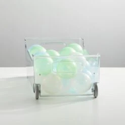 Rolling Toy Bin With Handles 16 X 8 X 5