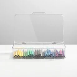 Clear Stackable Craft Bins 7 X 11 X 3