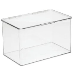 Hinged-Lid Kitchen Storage Box 7 X 11 X 6.5 -Home storage 1000 BLOGSquare JPG 3922MDK Outline